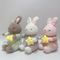 Peluche animale di seduta adorabile Toy For Kids del coniglio di 23CM