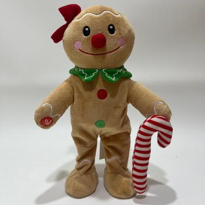 Peluche Pan di Zenzero di Natale Cantante e Ballerino con Musica
